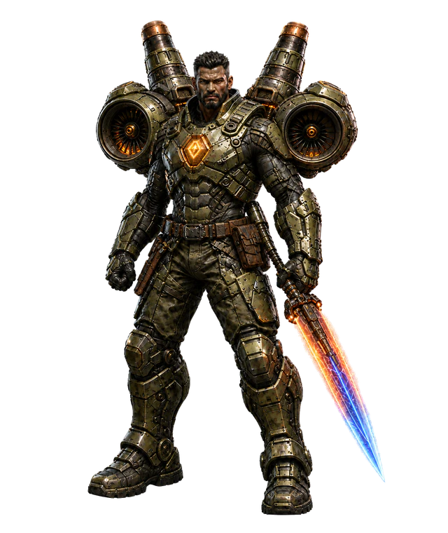 Turbine, fighter FLUX champion