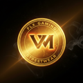 The FLX V-Money Coin Sticker: a glossy vinyl sticker of the gold V-Money coin.